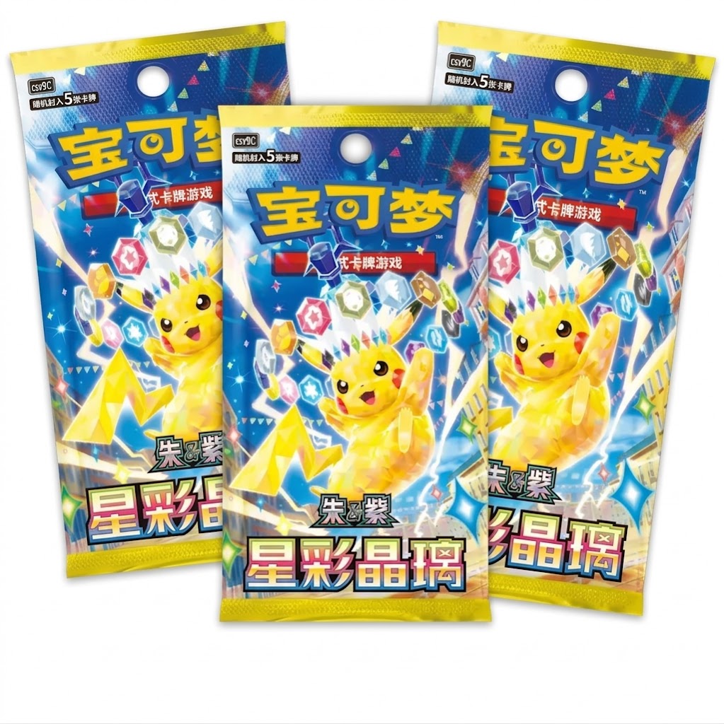 Pokemon Stellar Crystal X3 Booster Pack