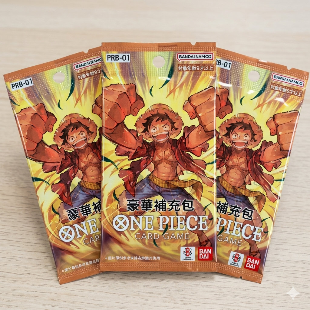One Piece PRB01 X3 Booster Packs