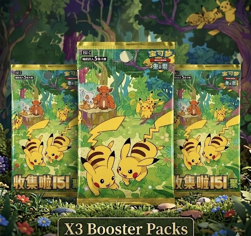Collect 151 Gathering X3 Booster Packs